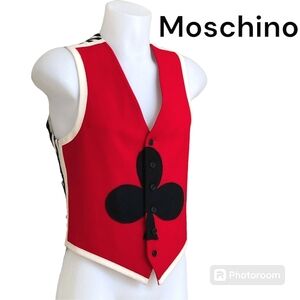 Authentic  Rare Vintage Cheap and Chic by Moschino wool Vest